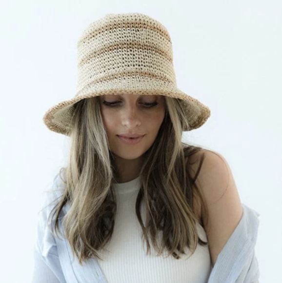 Straw Bucket Hats